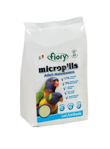 Fiory  | Lorikeets Adult Maintenance 11-3 | Teljes értékű felnőtt Lóri, főeleség - 800 g