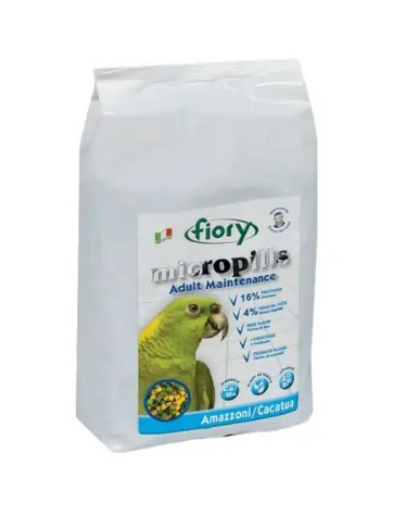 Fiory | Amazona/Cacatua Adult Maintenance 16-4 | Teljesértkű főeleség, Amazon, Kakaduk számára - 1,4 Kg