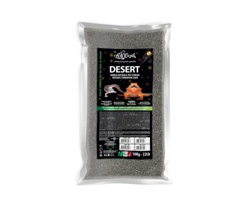 Haquoss | DESERT BLACK Calcium Sand| Emészthető kalciumos homok - 10 Kg