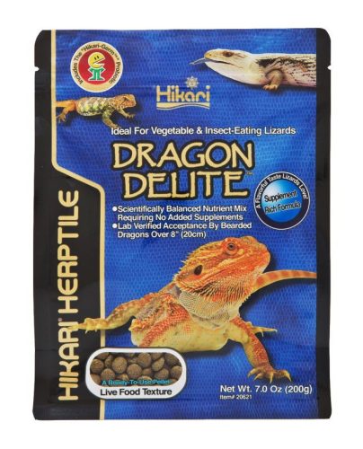 Hikari Reptile Dragon Delite | Teljes értékű prémium pellet táp - 200 g