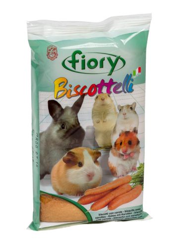 Fiory | Biscuits for Rodents carrots flavor | Kiegészítő keksz eleség rágcsálóknak, répa ízesítéssel - 80 g