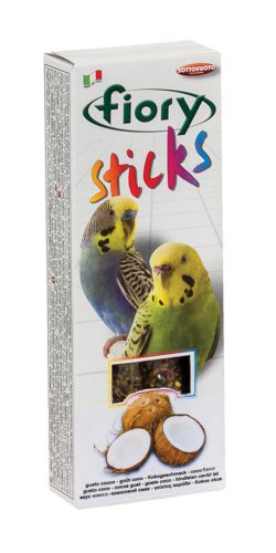 Fiory | Sticks for Budgies coco flavor | Rudak (2 db) törpepapagájnak, kókusz ízesítéssel - 60 g