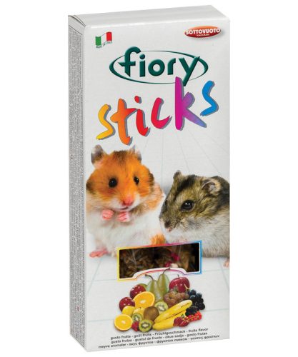 Fiory | Sticks for Hamsters fruits flavor | Rudak (2db) hörcsögöknek, gyümölcs ízesítéssel - 100 g