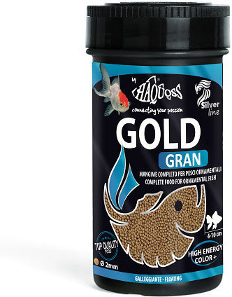 Haquoss | GOLDGRAN | Teljes értékű granulált, aranyhal táp - 100 ml / 43 g