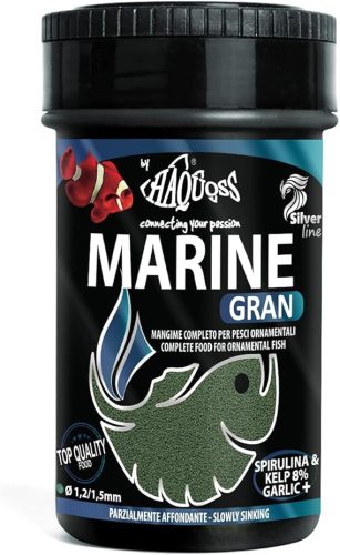 Haquoss | MARINE GRAN GOURMET | Teljes értékű granulátum, ínyenc haltáp az egészséges növekedésért - 100 ml / 55 g