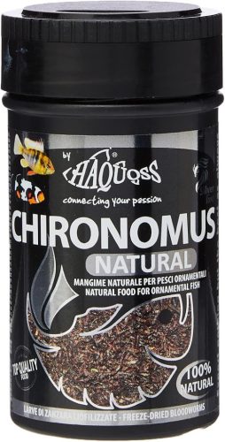 Haquoss | CHIRONOMUS | liofilizált , édesvízi és tengeri haltáp - 100 ml / 7 g