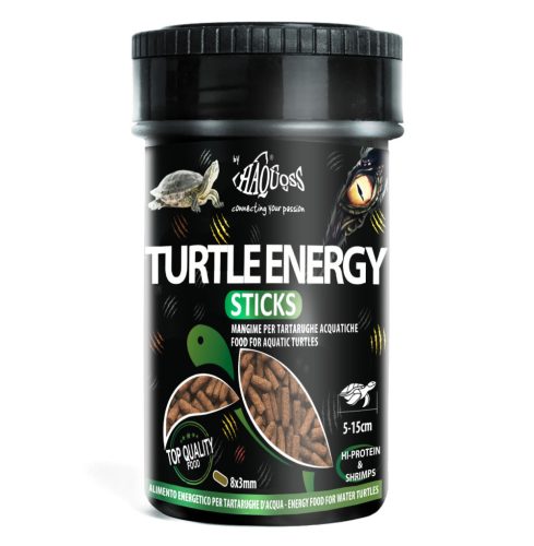 Haquoss | TURTLE ENERGY STICKS| Energiadús prémium vízi  teknős táp - 100 ml