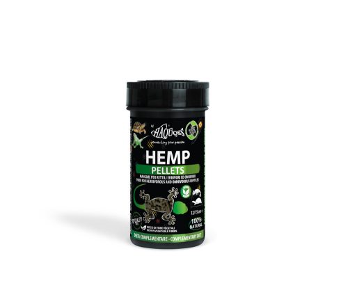 Haquoss | HEMP PELLETS| Természetes kender táp növényevő hüllőknek - 250 ml