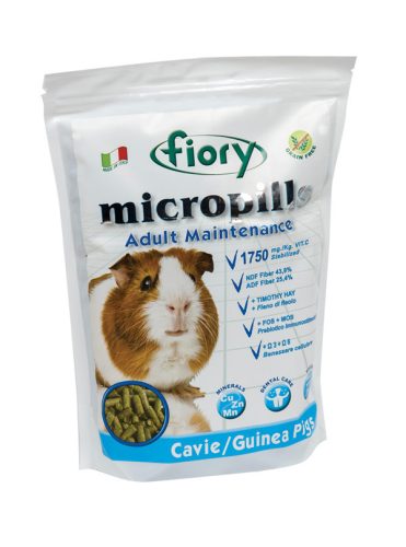 Fiory | Micropills Adult Maintenance (Guinea-Pigs) | Teljes értékű eledel, felnőtt tengerimalacok számára - 850 g