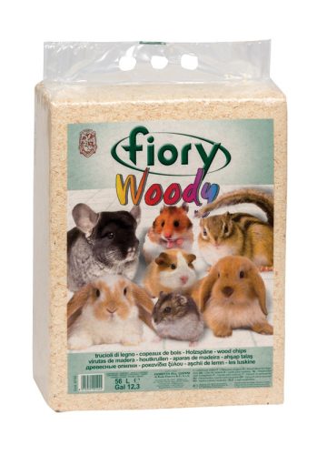 Fiory | Woody Lt. 56 (pressed woodchips) | Faforgács alom rágcsálóknak - 56 L