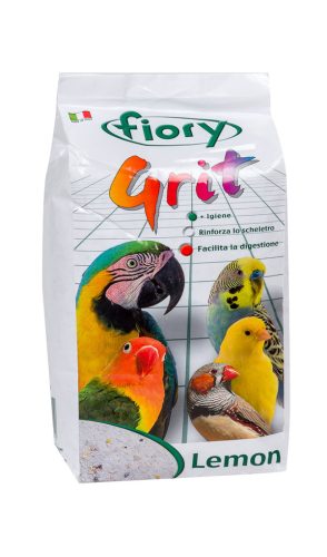 Fiory | Sea Grit LEMON aroma | Tengeri grit, citrom illatú papagáj alom - 5 Kg