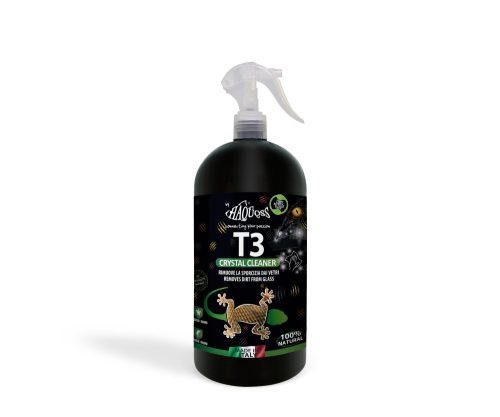 Haquoss T3 | CRYSTAL CLEANER, with spray| Bio vízkőoldó és tisztító üvegre - 1000 ml 