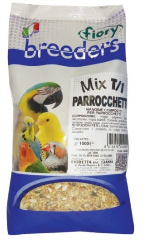 Fiory | MIX Parakeets T/1 | Teljes értékű keverék, Papagáj eleség - 1 Kg