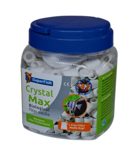 SuperFish | CRYSTAL MAX MEDIA | Szűrőanyag, szinterezett üvegből - 1000 ML