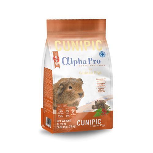 Cunipic | Alpha Pro | Teljesértékű Tengerimalac eledel - 1,750 Kg