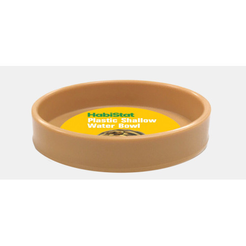 HABISTAT | ROUND PLASTIC WATER BOWL | Kerek műanyag itatótál - 13x13x2,5 cm