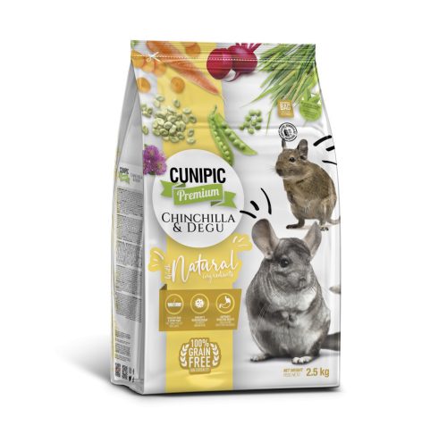 Cunipic | Premium | Teljesértékű csincsilla és degu eledel - 700 g