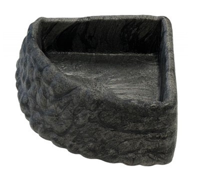 REPTO | DECO CORNER DISH GREY | Saroktál, szürke - L