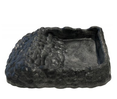 REPTO | DECO TORTOISE DISH GREY | Teknősbéka etető- és itatótál -  XL